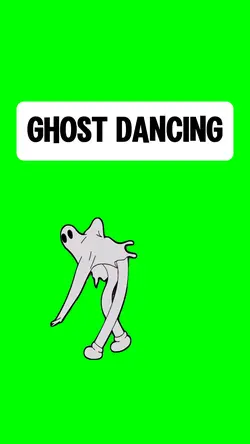 GHOST DANCING ghost prank template preview